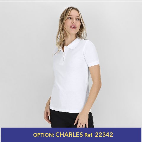 Polo Mulher Branco "keya" - WPS180