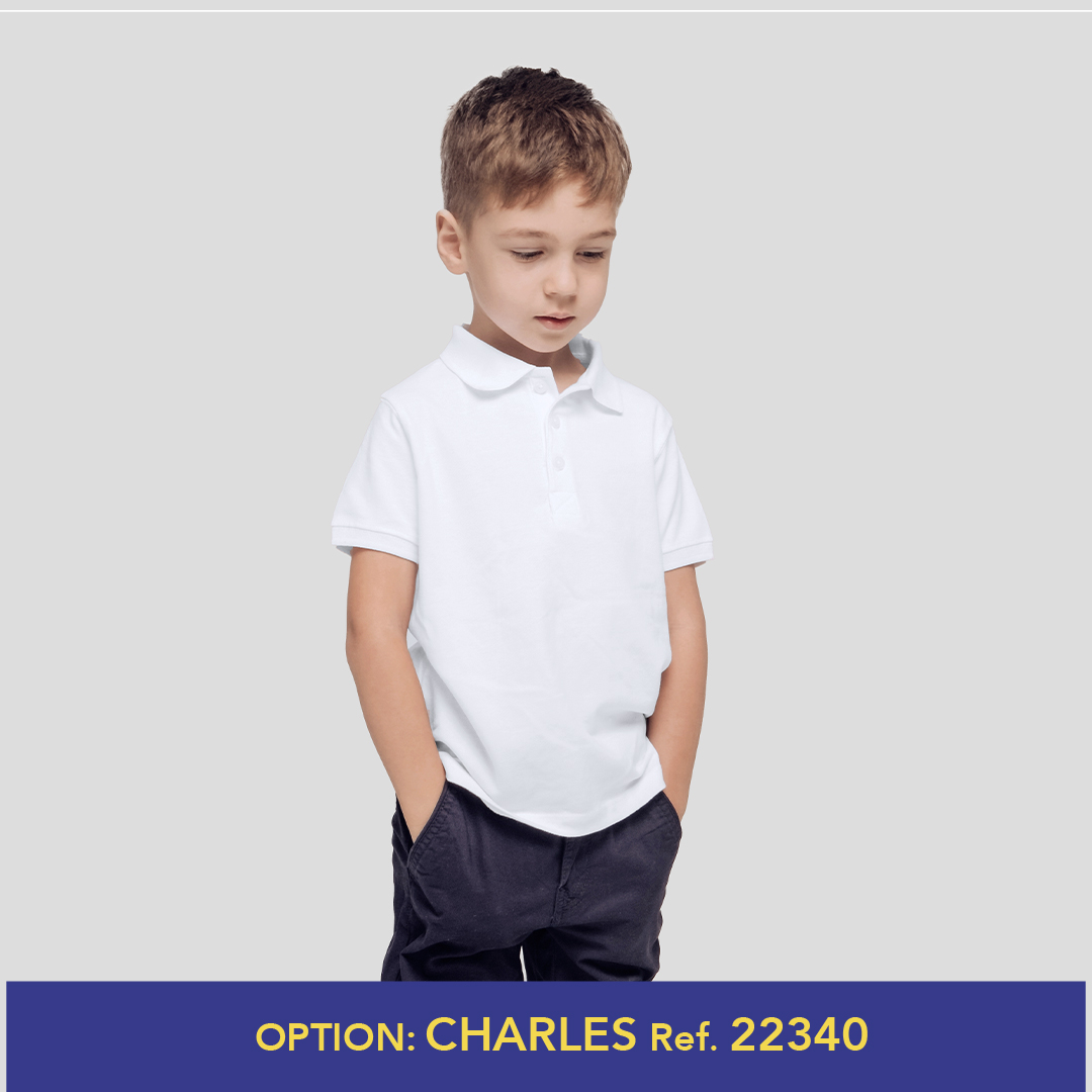 Polo Criança Branco "keya" - YPS180