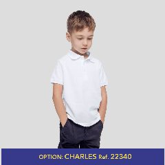 Polo Criança Branco "keya" - YPS180