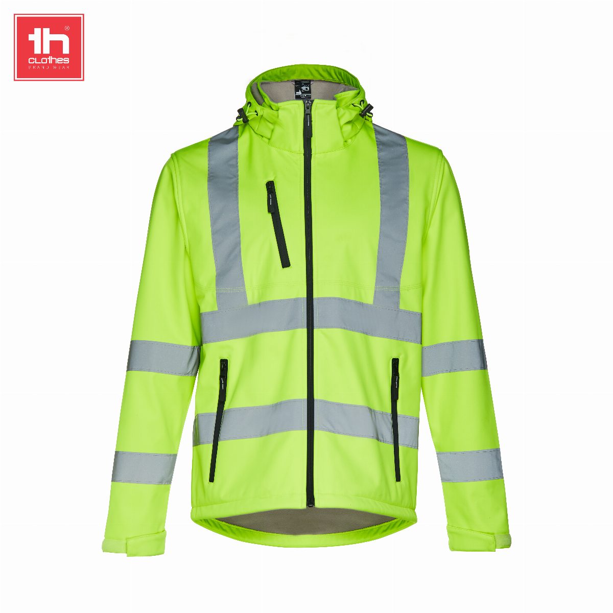 Softshell Alta-Visibilidade com capuz removível Zagreb Work