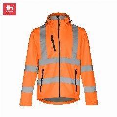 Softshell Alta-Visibilidade com capuz removível Zagreb Work – foto 2