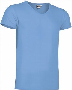 T-shirt elástica de manga curta e gola em V Cobra – foto 4