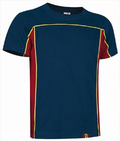 T-shirt de manga curta tricolor e detalhes Furia – foto 2