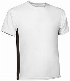 T-shirt desporto bicolor de manga curta Leopard – foto 5