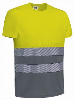 T-shirt bicolor de Alta Visibilidade Wexford – foto 3