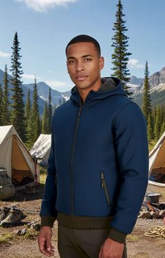 Casaco com capuz softshell Blummer