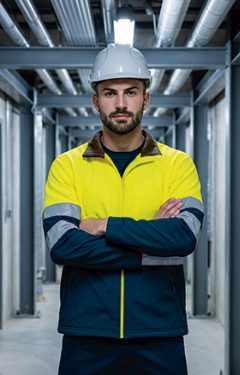 Casaco softshell de Alta Visibilidade Storm