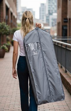 Porta-vestidos e fatos compridos com janela Atelier
