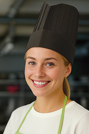 Gorro de chef descartável e ajustável Spoon