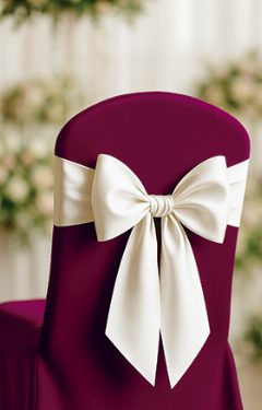 Fita para fazer laços decorativos em cadeiras Wedding