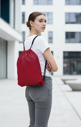 Mochila de cordas com bolso interior Culture