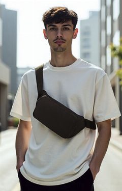 Pochete ajustável com bolsos George