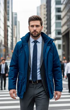 Parka multifuncional 3 em 1 Avenue