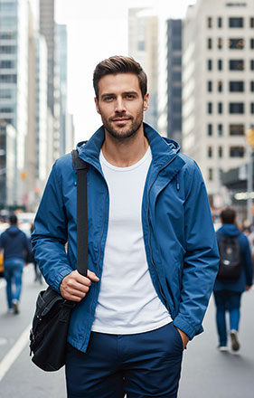 Parka impermeável com capuz e polar interior Ontario