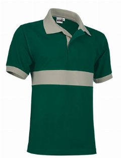 Polo de manga curta e desenho bicolor Command – foto 2