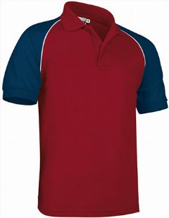 Polo de manga curta com desenho tricolor Venur – foto 4