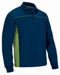 Polo de manga comprida com desenho bicolor Thunder – foto 4