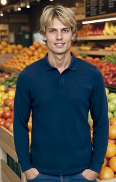 Polo de manga comprida com fecho de velcro Valiant
