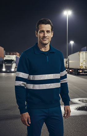 Sweatshirt de Visibilidade Aumentada com meio Richmond