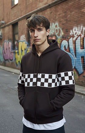 Sweatshirt com capuz Ska
